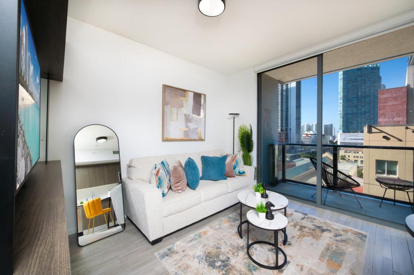 Appartement Luxury Loft - Free Parking - Ocean View - Brickell Downtown à Miami Chambre photo
