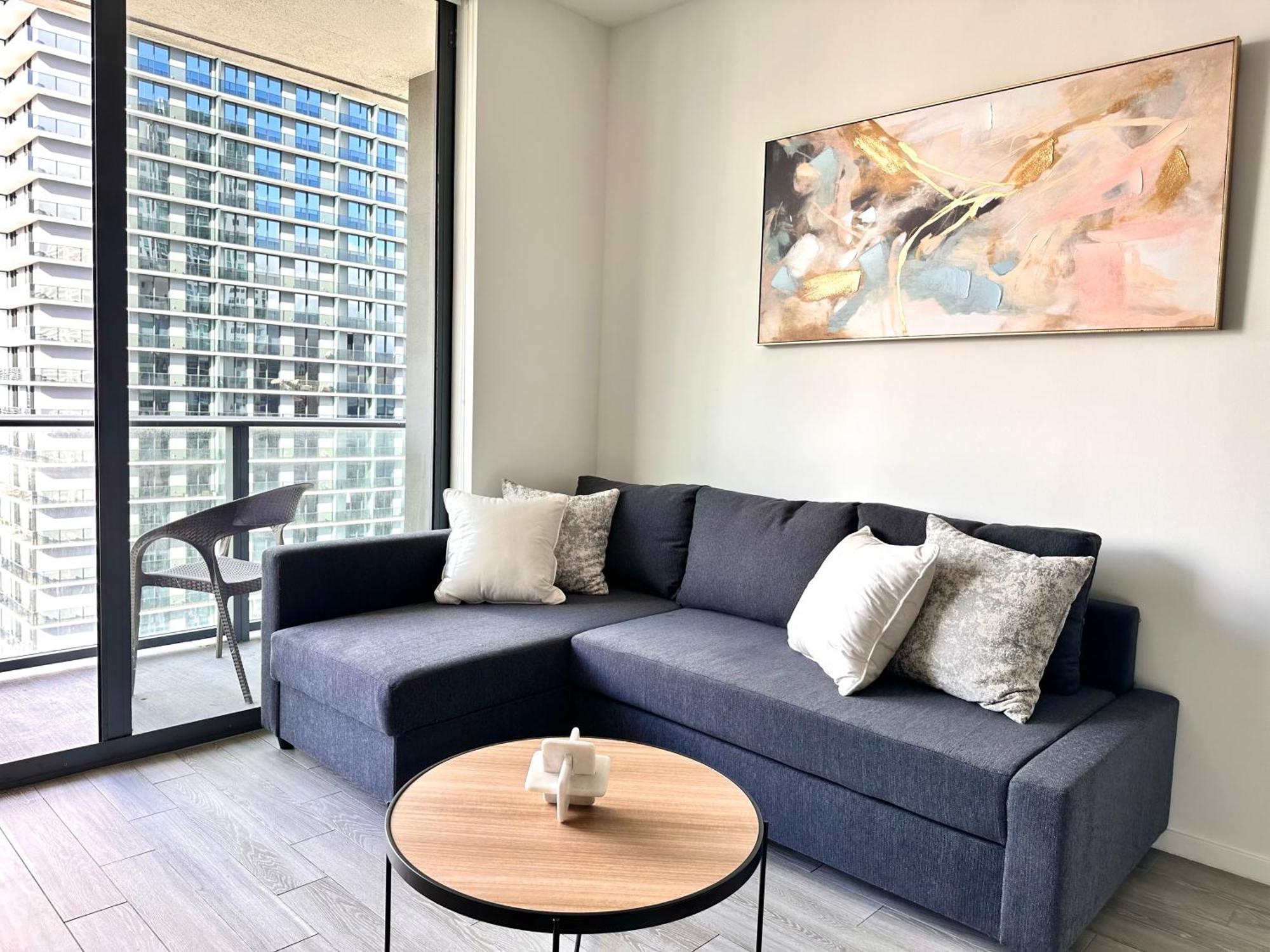 Appartement Luxury Loft - Free Parking - Ocean View - Brickell Downtown à Miami Chambre photo
